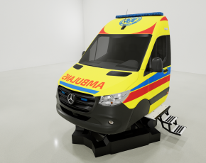 Ambulance driving simulator